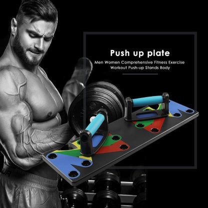 Neun-funktion push-up board halterung für indoor gymmer