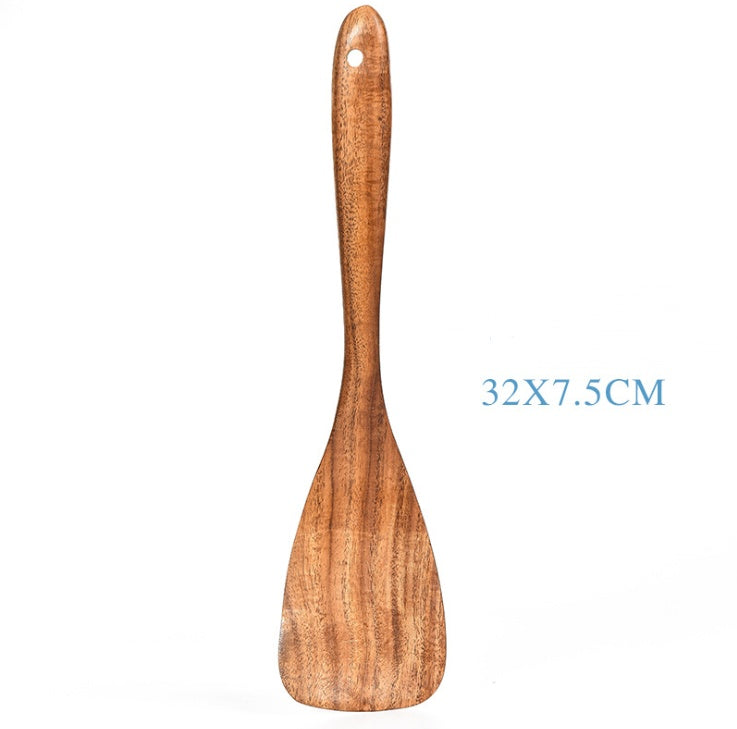 Teak Natürliche Holz Geschirr Löffel Schöpfkelle Turner Reis Sieb Suppe Skimmer Kochen Werkzeug Sets Löffel Scoop Küche Werkzeuge Gadgets