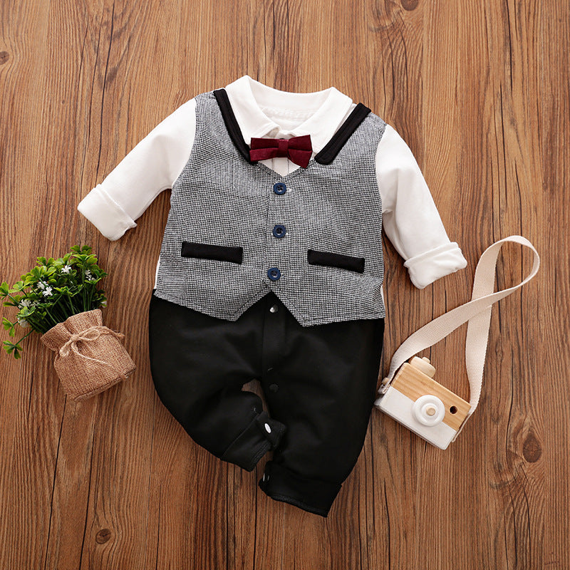 Baby Overall Frühling Und Herbst Modelle Außenhandel Gentleman Baby Kleidung Lange-Ärmeln Baby Kleidung Baby Kleidung