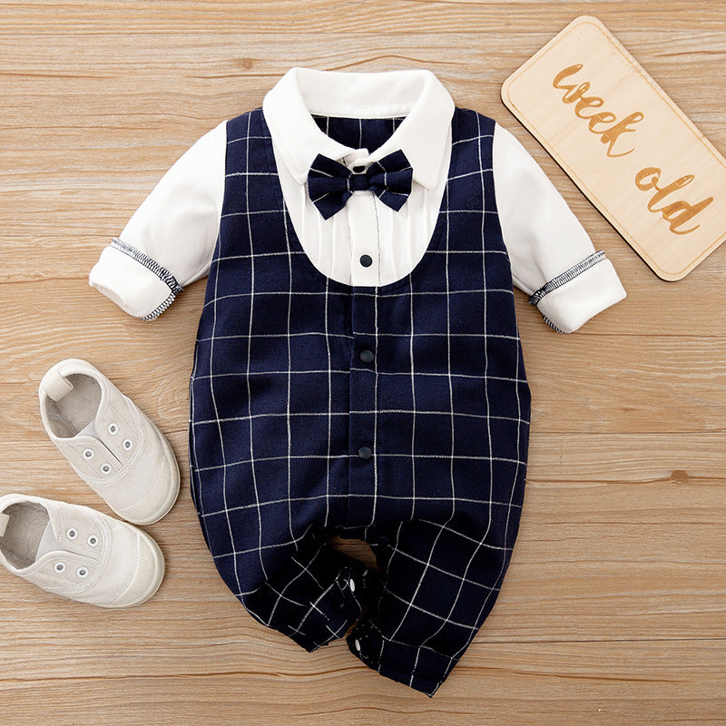 Baby Overall Frühling Und Herbst Modelle Außenhandel Gentleman Baby Kleidung Lange-Ärmeln Baby Kleidung Baby Kleidung