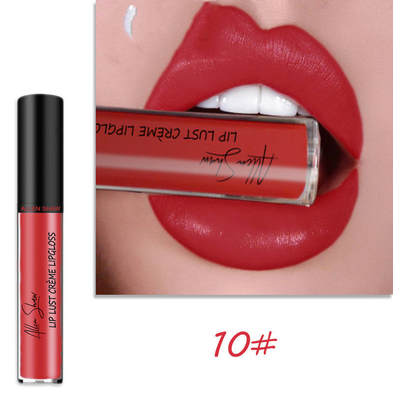 Seidige Creme Textur Lip Gloss Aliexpress Shopee Kreuz-Grenze Exklusive Lippe Glasur Lip Gloss Lippenstift