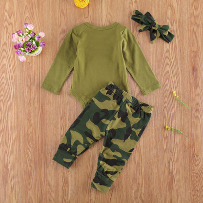 Neue Produkte Set Brief Camouflage Gedruckt Kinder Set