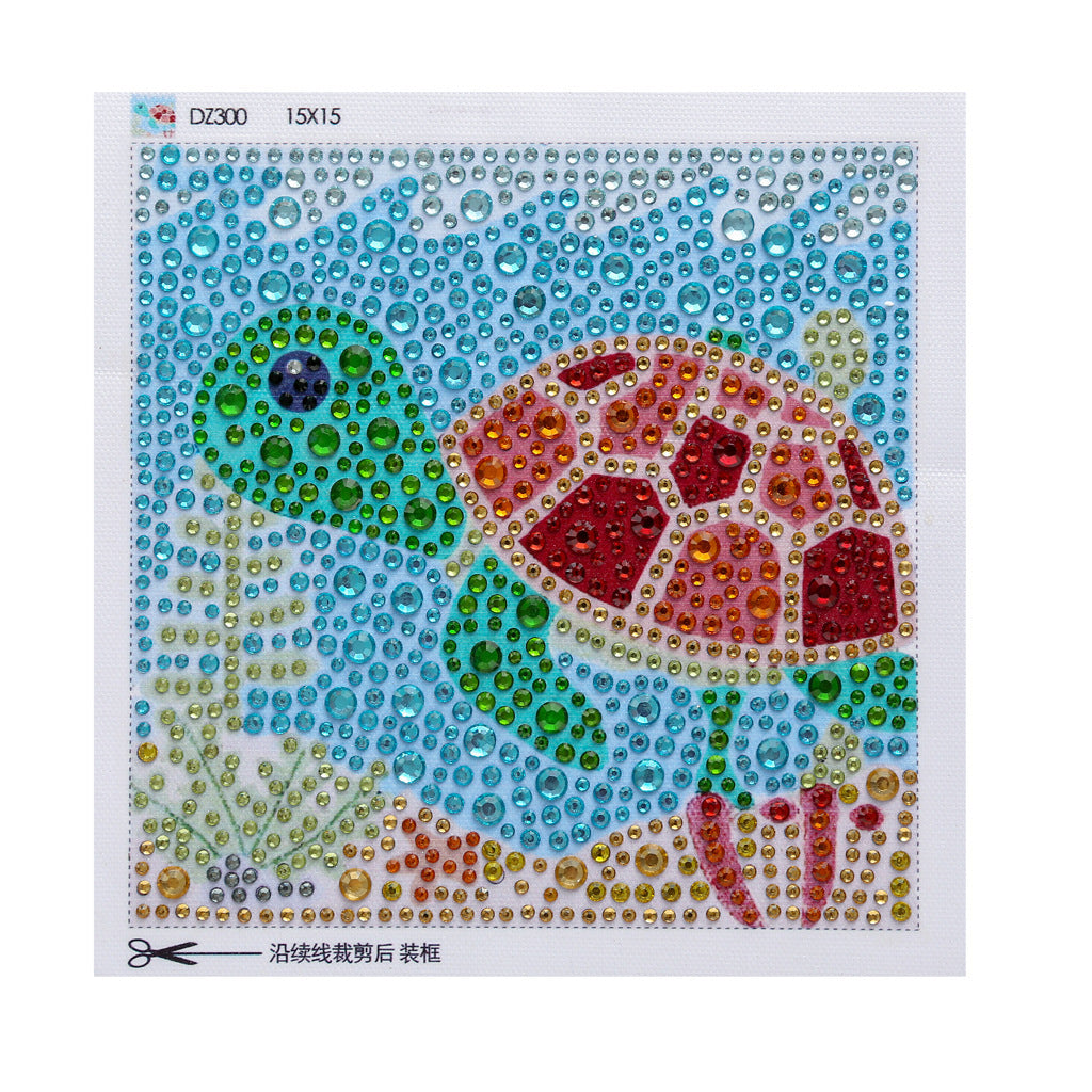 Little Turtle Full Of Diamond Children's Diamond Painting