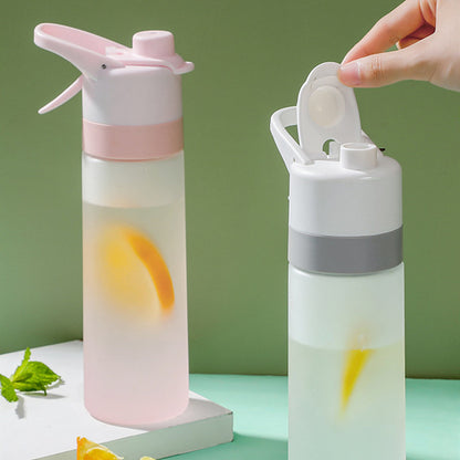 Sprüh wasser flasche für Outdoor Sport Fitness Wasser becher mit großer Kapazität Sprüh flasche Trink geschirr Reise flaschen Küchen-Gadgets Umwelt freundliche große Kapazität Sprüh wasser flasche