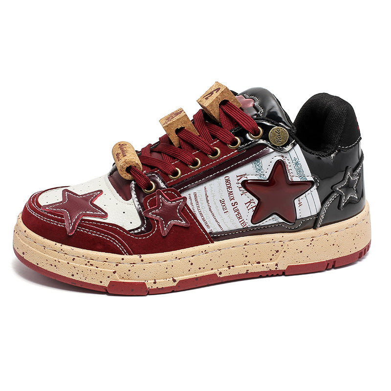 Star Pattern Sneakers Herren Design Sport und Freizeit